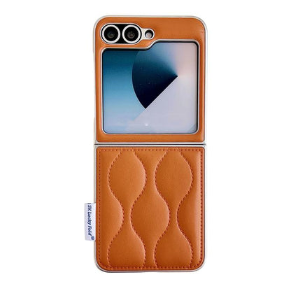 Puffer Jacket Texture Phone Case, For Samsung Galaxy Z Flip6/7 FE, For Samsung Galaxy Z Fold7 5G, For Samsung Galaxy Z Flip7 5G, For Samsung Galaxy Z Flip5