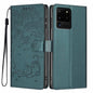Tree Cat Embossed Flip Vegan Leather Phone Case, For Samsung Galaxy Note20, For Samsung Galaxy Note20 Ultra, For Samsung Galaxy S20 Ultra, For Samsung Galaxy S20, For Samsung Galaxy S20+