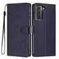 Tree Cat Embossed Flip Vegan Leather Phone Case, For Samsung Galaxy S22+ 5G, For Samsung Galaxy S22 5G, For Samsung Galaxy S21 FE 5G, For Samsung Galaxy S21 5G, For Samsung Galaxy S21+ 5G, For Samsung Galaxy S21 Ultra 5G