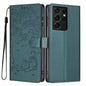 Tree Cat Embossed Flip Vegan Leather Phone Case, For Samsung Galaxy S22+ 5G, For Samsung Galaxy S22 5G, For Samsung Galaxy S21 FE 5G, For Samsung Galaxy S21 5G, For Samsung Galaxy S21+ 5G, For Samsung Galaxy S21 Ultra 5G