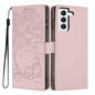 Tree Cat Embossed Flip Vegan Leather Phone Case, For Samsung Galaxy S22+ 5G, For Samsung Galaxy S22 5G, For Samsung Galaxy S21 FE 5G, For Samsung Galaxy S21 5G, For Samsung Galaxy S21+ 5G, For Samsung Galaxy S21 Ultra 5G