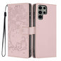 Tree Cat Embossed Flip Vegan Leather Phone Case, For Samsung Galaxy S23 FE 5G, For Samsung Galaxy S23 Ultra 5G, For Samsung Galaxy S23+ 5G, For Samsung Galaxy S23 5G, For Samsung Galaxy S20 FE, For Samsung Galaxy S22 Ultra 5G