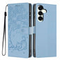 Tree Cat Embossed Flip Vegan Leather Phone Case, For Samsung Galaxy S25+ 5G, For Samsung Galaxy S25 Ultra 5G, For Samsung Galaxy S24 FE 5G, For Samsung Galaxy S24 Ultra 5G, For Samsung Galaxy S24+ 5G, For Samsung Galaxy S24 5G