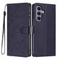 Tree Cat Embossed Flip Vegan Leather Phone Case, For Samsung Galaxy S25+ 5G, For Samsung Galaxy S25 Ultra 5G, For Samsung Galaxy S24 FE 5G, For Samsung Galaxy S24 Ultra 5G, For Samsung Galaxy S24+ 5G, For Samsung Galaxy S24 5G