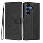 Tree Cat Embossed Flip Vegan Leather Phone Case, For Samsung Galaxy S26+ 5G, For Samsung Galaxy S26 Ultra 5G, For Samsung Galaxy S26 5G, For Samsung Galaxy S25 FE 5G, For Samsung Galaxy S25 Edge 5G, For Samsung Galaxy S25 5G