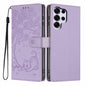 Tree Cat Embossed Flip Vegan Leather Phone Case, For Samsung Galaxy S26+ 5G, For Samsung Galaxy S26 Ultra 5G, For Samsung Galaxy S26 5G, For Samsung Galaxy S25 FE 5G, For Samsung Galaxy S25 Edge 5G, For Samsung Galaxy S25 5G