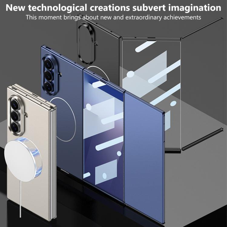 GKK Integrated Full Cover Frame Ultra-thin Magnetic Nickel Ring Phone Case, For Samsung Galaxy Z TriFold