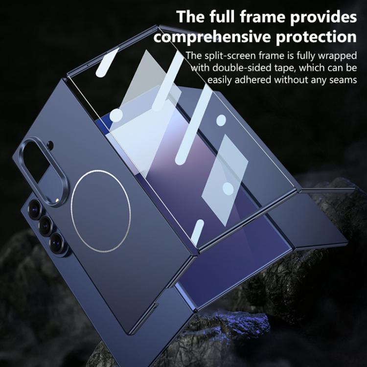 GKK Integrated Full Cover Frame Ultra-thin Magnetic Nickel Ring Phone Case, For Samsung Galaxy Z TriFold