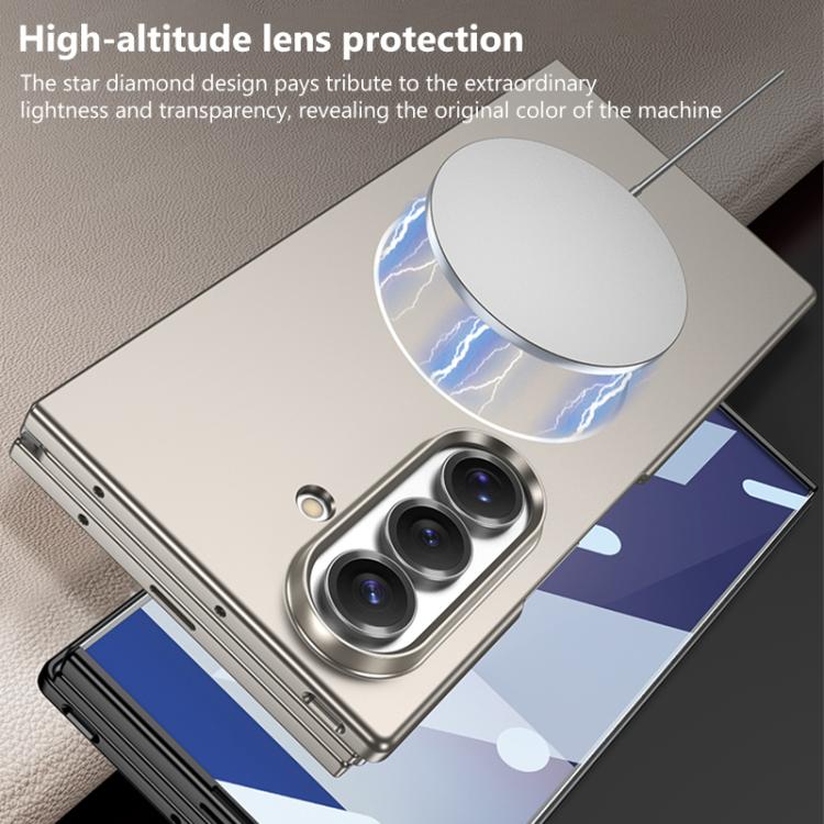 GKK Integrated Full Cover Frame Ultra-thin Magnetic Nickel Ring Phone Case, For Samsung Galaxy Z TriFold