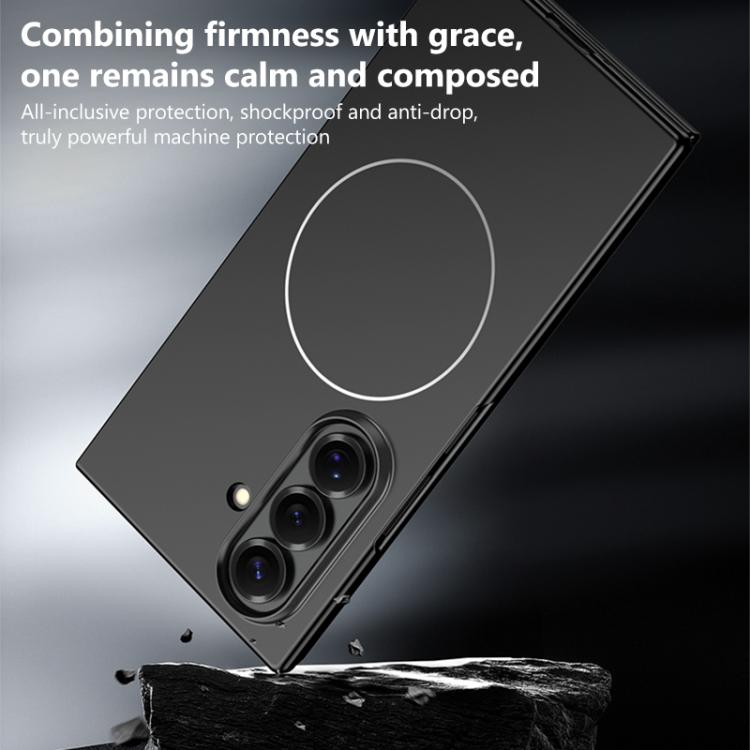 GKK Integrated Full Cover Frame Ultra-thin Magnetic Nickel Ring Phone Case, For Samsung Galaxy Z TriFold