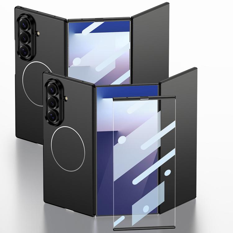 GKK Integrated Full Cover Frame Ultra-thin Magnetic Nickel Ring Phone Case, For Samsung Galaxy Z TriFold