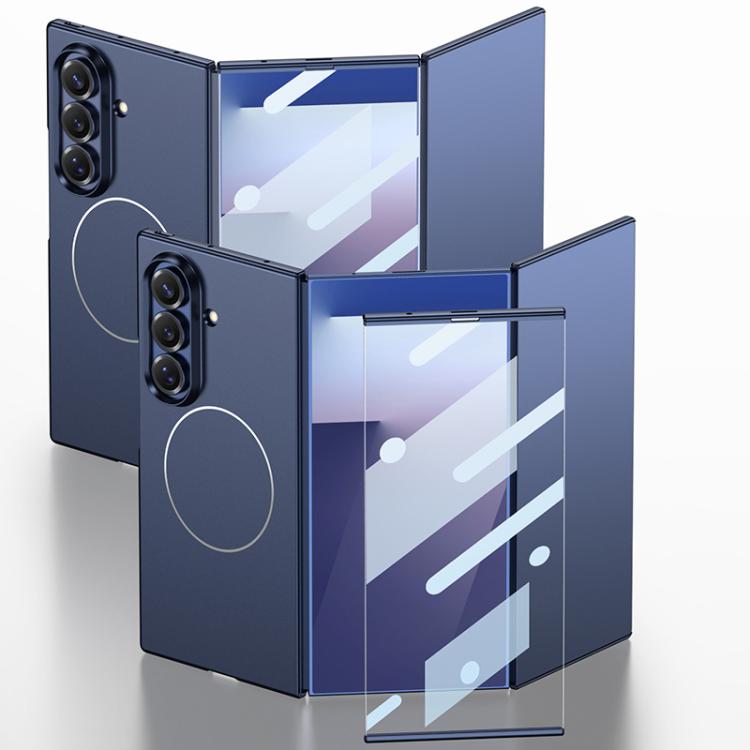 GKK Integrated Full Cover Frame Ultra-thin Magnetic Nickel Ring Phone Case, For Samsung Galaxy Z TriFold