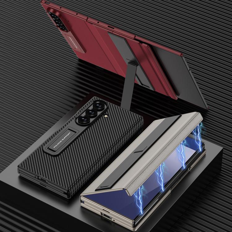 GKK Integrated Full Coverage Flip Phone Case with All Purpose Holder, For Samsung Galaxy Z TriFold