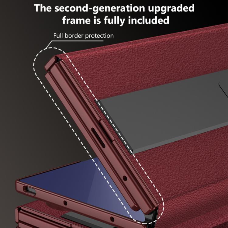 GKK Integrated Full Coverage Flip Phone Case with All Purpose Holder, For Samsung Galaxy Z TriFold