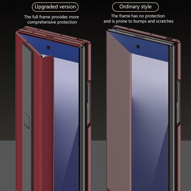 GKK Integrated Full Coverage Flip Phone Case with All Purpose Holder, For Samsung Galaxy Z TriFold