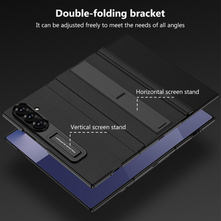 GKK Integrated Full Coverage Flip Phone Case with All Purpose Holder, For Samsung Galaxy Z TriFold