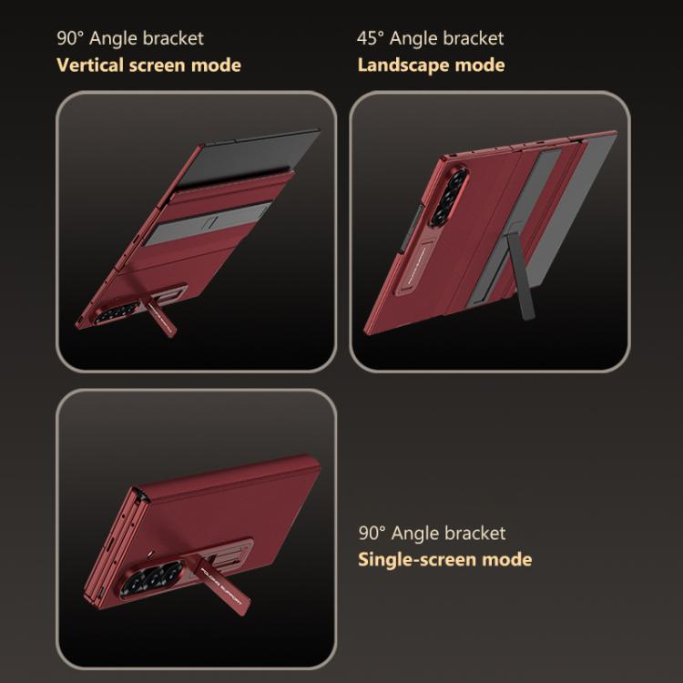 GKK Integrated Full Coverage Flip Phone Case with All Purpose Holder, For Samsung Galaxy Z TriFold