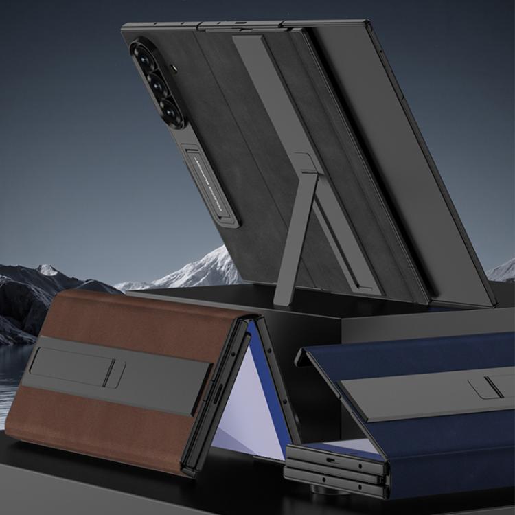 GKK Full Coverage Flip Phone Case with All Purpose Holder, For Samsung Galaxy Z TriFold