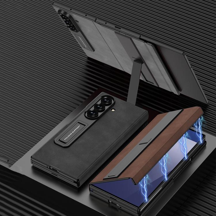 GKK Full Coverage Flip Phone Case with All Purpose Holder, For Samsung Galaxy Z TriFold