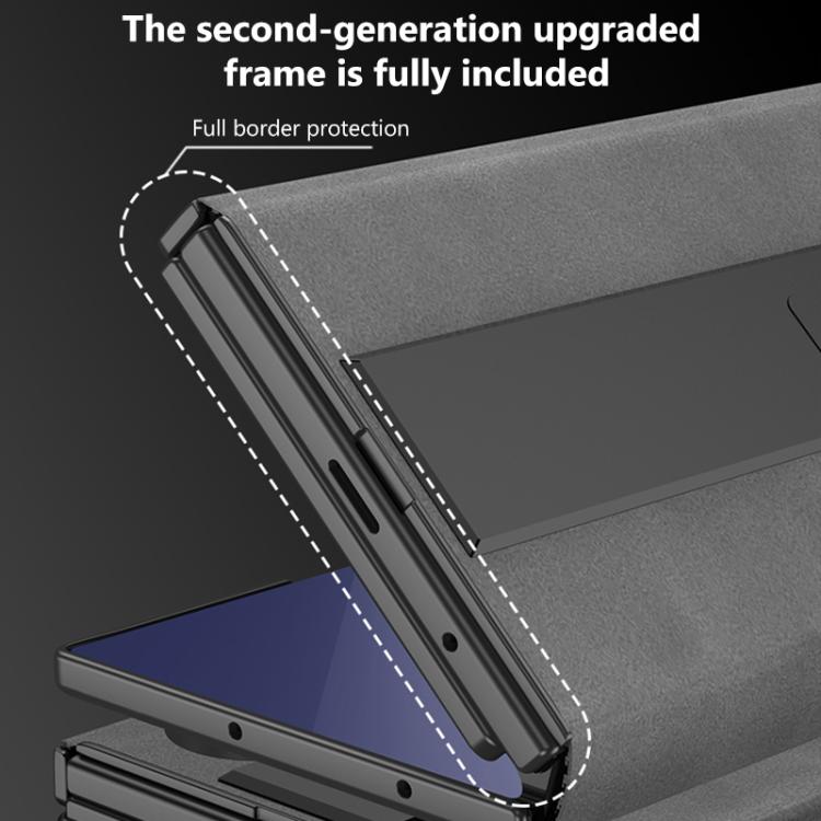 GKK Full Coverage Flip Phone Case with All Purpose Holder, For Samsung Galaxy Z TriFold