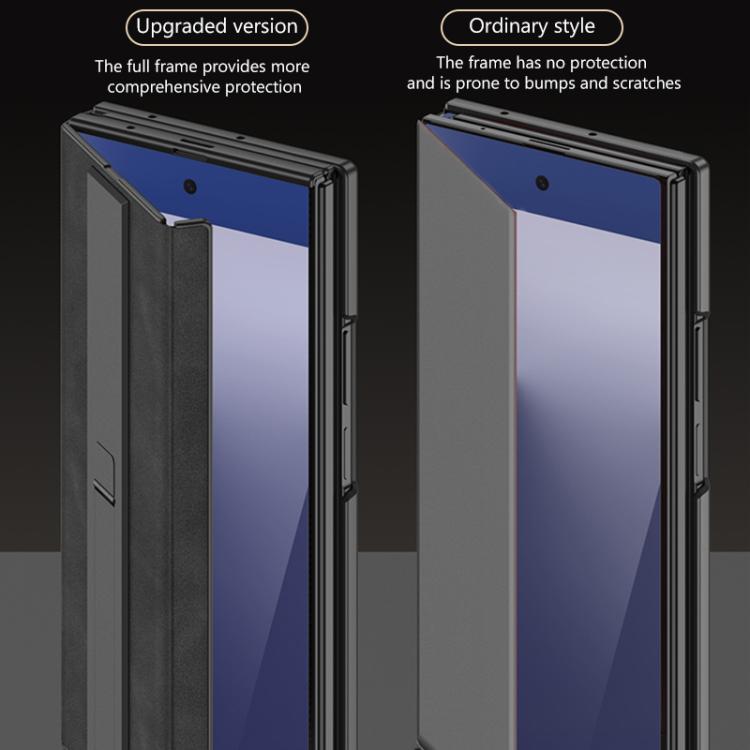 GKK Full Coverage Flip Phone Case with All Purpose Holder, For Samsung Galaxy Z TriFold