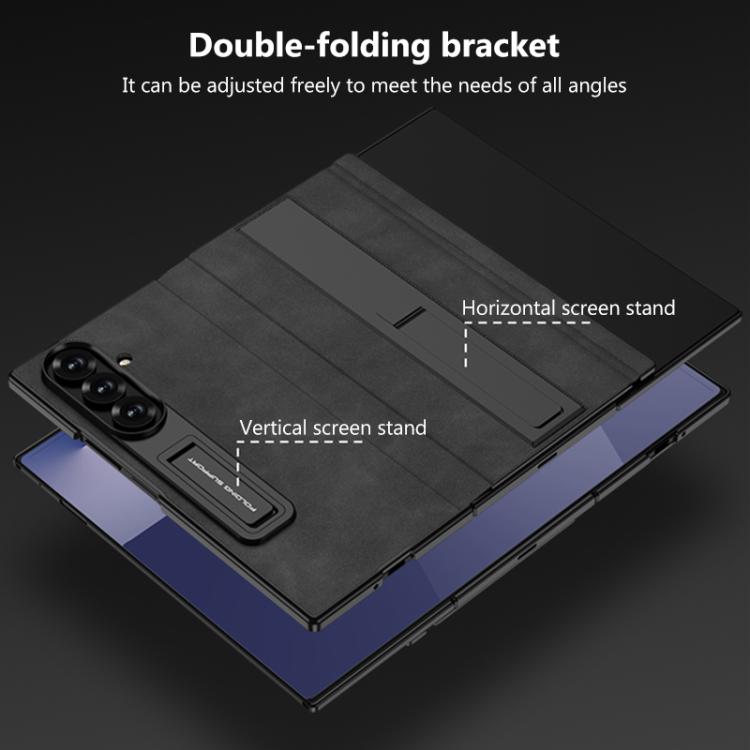 GKK Full Coverage Flip Phone Case with All Purpose Holder, For Samsung Galaxy Z TriFold