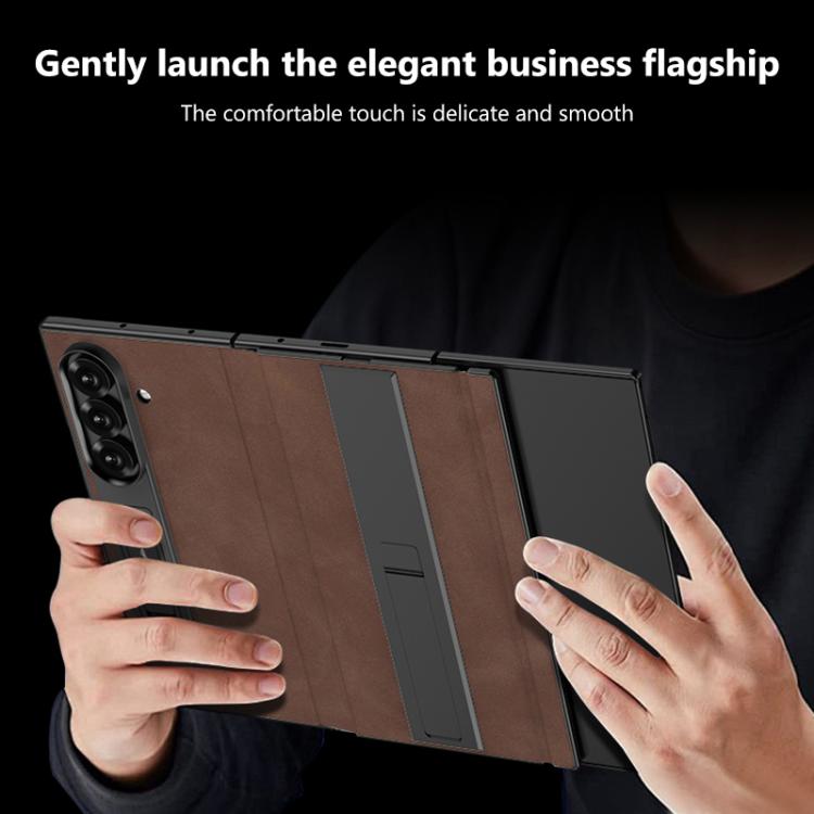 GKK Full Coverage Flip Phone Case with All Purpose Holder, For Samsung Galaxy Z TriFold