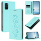 Cute Cats Embossed Magnetic RFID Vegan Leather Phone Case, For Samsung Galaxy S20+