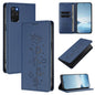 Cute Cats Embossed Magnetic RFID Vegan Leather Phone Case, For Samsung Galaxy S20+