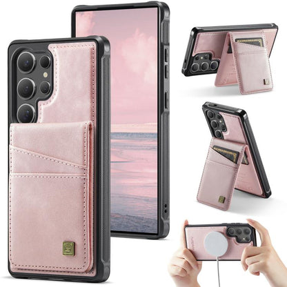 AutSpace A12 MagSafe Magnetic RFID Card Bag Phone Case, For Samsung Galaxy S26+ 5G, For Samsung Galaxy S26 Ultra 5G, For Samsung Galaxy S26 5G, For Samsung Galaxy S24 / S25 5G, For Samsung Galaxy S24+ / S25+ 5G, For Samsung Galaxy S25 Ultra 5G         ...