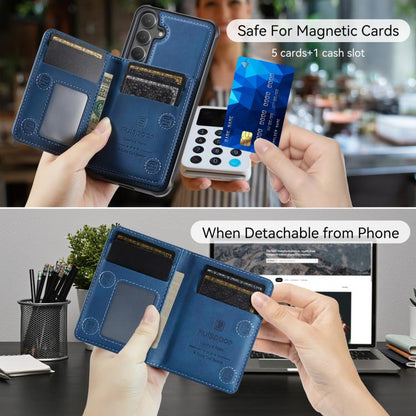 AutSpace A13 MagSafe Magnetic RFID Flip Card Bag Phone Case, For Samsung Galaxy S26+ 5G, For Samsung Galaxy S26 Ultra 5G, For Samsung Galaxy S26 5G, For Samsung Galaxy S24 / S25 5G, For Samsung Galaxy S24+ / S25+ 5G, For Samsung Galaxy S25 Ultra 5G    ...