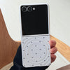 Magnetic Wave Texture Glossy Heart Pattern Phone Case, For Samsung Galaxy Z Flip7 5G