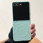 Magnetic Wave Texture Glossy Heart Pattern Phone Case, For Samsung Galaxy Z Flip7 5G