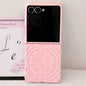 Magnetic Wave Texture Glossy Heart Pattern Phone Case, For Samsung Galaxy Z Flip7 5G