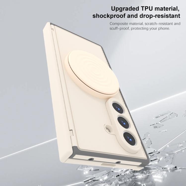 Skin-feel Magnetic 360 Rotating Holder Phone Case, For Samsung Galaxy Z Fold7 5G