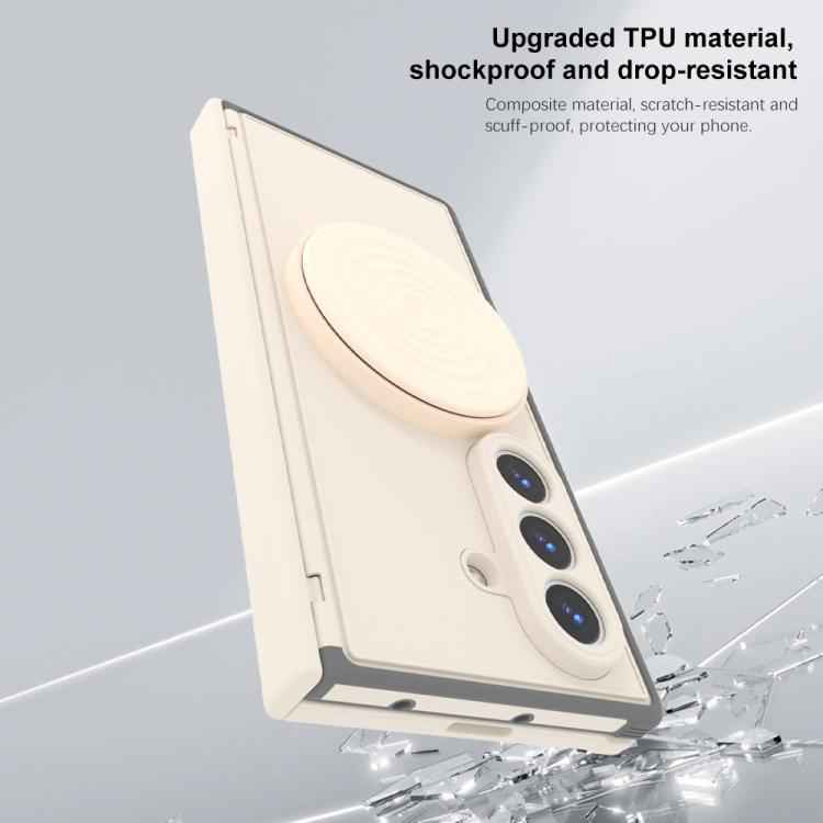 Skin-feel Magnetic 360 Rotating Holder Phone Case, For Samsung Galaxy Z Fold7 5G