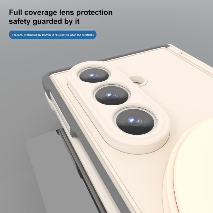Skin-feel Magnetic 360 Rotating Holder Phone Case, For Samsung Galaxy Z Fold7 5G