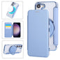 Ultra-thin Rotation Holder Magnetic Plating Vegan Leather Phone Case, For Samsung Galaxy S23 5G, For Samsung Galaxy S22 Ultra 5G, For Samsung Galaxy S22+ 5G, For Samsung Galaxy S22 5G
