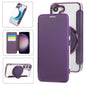 Ultra-thin Rotation Holder Magnetic Plating Vegan Leather Phone Case, For Samsung Galaxy S23 5G, For Samsung Galaxy S22 Ultra 5G, For Samsung Galaxy S22+ 5G, For Samsung Galaxy S22 5G