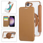 Ultra-thin Rotation Holder Magnetic Plating Vegan Leather Phone Case, For Samsung Galaxy S23 5G, For Samsung Galaxy S22 Ultra 5G, For Samsung Galaxy S22+ 5G, For Samsung Galaxy S22 5G