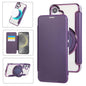 Ultra-thin Rotation Holder Magnetic Plating Vegan Leather Phone Case, For Samsung Galaxy S25 / S24 5G, For Samsung Galaxy S25+ / S24+ 5G, For Samsung Galaxy S25 Ultra 5G, For Samsung Galaxy S24 Ultra 5G, For Samsung Galaxy S23 Ultra 5G                 ...