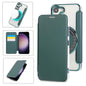 Ultra-thin Magnetic Plating Vegan Leather Phone Case, For Samsung Galaxy S23 5G, For Samsung Galaxy S22 Ultra 5G, For Samsung Galaxy S22+ 5G, For Samsung Galaxy S22 5G
