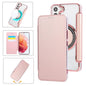 Ultra-thin Magnetic Plating Vegan Leather Phone Case, For Samsung Galaxy S23 5G, For Samsung Galaxy S22 Ultra 5G, For Samsung Galaxy S22+ 5G, For Samsung Galaxy S22 5G