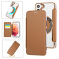 Ultra-thin Magnetic Plating Vegan Leather Phone Case, For Samsung Galaxy S23 5G, For Samsung Galaxy S22 Ultra 5G, For Samsung Galaxy S22+ 5G, For Samsung Galaxy S22 5G