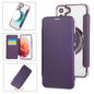 Ultra-thin Magnetic Plating Vegan Leather Phone Case, For Samsung Galaxy S23 5G, For Samsung Galaxy S22 Ultra 5G, For Samsung Galaxy S22+ 5G, For Samsung Galaxy S22 5G