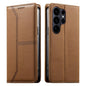 Stitched Line Magnetic RFID Vegan Leather Phone Case, For Galaxy S26 FE 5G, For Samsung Galaxy S26+ 5G, For Samsung Galaxy S26 Edge 5G, For Samsung Galaxy S26 Ultra 5G, For Samsung Galaxy S26 5G, For Samsung Galaxy S25 FE 5G                            ...