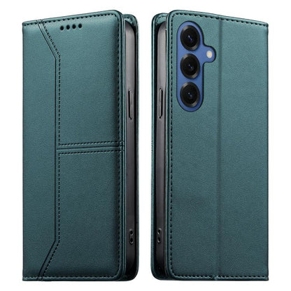 Stitched Line Magnetic RFID Vegan Leather Phone Case, For Galaxy S26 FE 5G, For Samsung Galaxy S26+ 5G, For Samsung Galaxy S26 Edge 5G, For Samsung Galaxy S26 Ultra 5G, For Samsung Galaxy S26 5G, For Samsung Galaxy S25 FE 5G                            ...