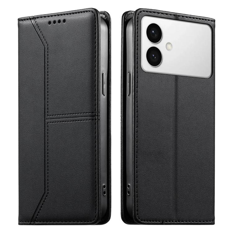 Stitched Line Magnetic RFID Vegan Leather Phone Case, For Galaxy S26 FE 5G, For Samsung Galaxy S26+ 5G, For Samsung Galaxy S26 Edge 5G, For Samsung Galaxy S26 Ultra 5G, For Samsung Galaxy S26 5G, For Samsung Galaxy S25 FE 5G                            ...