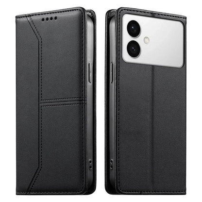 Stitched Line Magnetic RFID Vegan Leather Phone Case, For Galaxy S26 FE 5G, For Samsung Galaxy S26+ 5G, For Samsung Galaxy S26 Edge 5G, For Samsung Galaxy S26 Ultra 5G, For Samsung Galaxy S26 5G, For Samsung Galaxy S25 FE 5G                            ...