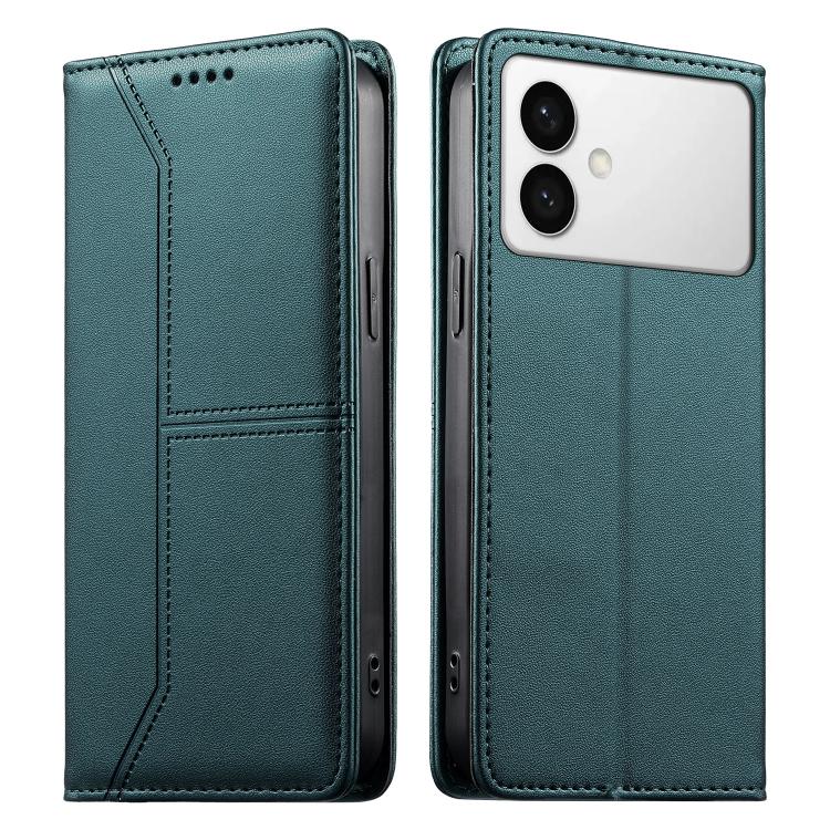 Stitched Line Magnetic RFID Vegan Leather Phone Case, For Galaxy S26 FE 5G, For Samsung Galaxy S26+ 5G, For Samsung Galaxy S26 Edge 5G, For Samsung Galaxy S26 Ultra 5G, For Samsung Galaxy S26 5G, For Samsung Galaxy S25 FE 5G                            ...